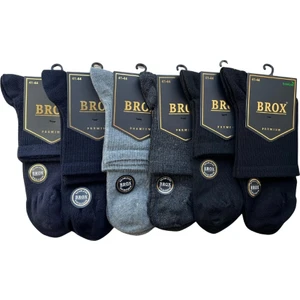 6'lı Brox Premium Erkek Bambu Yarım Konç Çorap
