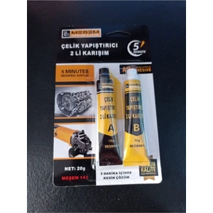 Çelik Yapıştırıcı 2 Li Karışım 5 Dk Içinde 20 gr 1 Paket