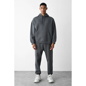 Erkek 3 Iplik Oversize Jogger Eşofman Takımı