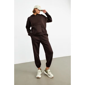 Kadın 3 Iplik Içi Pamuklu Kalın Eşofman Takımı