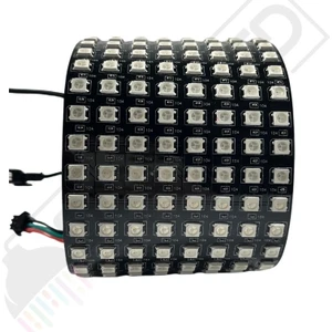 Dora Led WS2812B Matrix Dijital Esnek Ekran 8X32 Rgb LED Ayrı Ayrı Adresli Matrix Ekran 5V