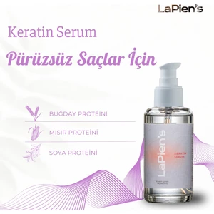 Lapiens İnce Kırılgan Cansız Saçlar Güçlendirici Hacim Veren Buğday Proteini Içeren Keratin Serum 100 ml