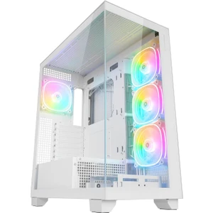 Hydra V1 Whıte Type-C+Usb3.0+Usb2.0 4*argb Fan+Hub E-Atx Exclusive Gaming Kasa