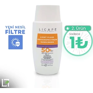 Yüksek Koruma Suya Dayanıklı Tüm Cilt Tiplerine Uygun 50 Faktör Likit Güneş Kremi 50 ml