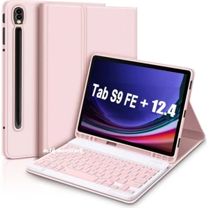 M.TK Moveteck Samsung Tab S9 Fe Plus SM-X610 Uyumlu Klavyeli Kılıf