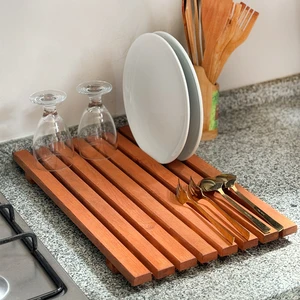 Ahşap Bulaşıklık Tabaklık Bardaklık 1130
