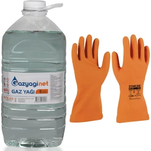 Gaz yağı Kerosen 5 Litre + Starline Stl-55 Kimyasal Eldiven 8-8,5