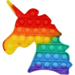 Popit Oyuncak Pop It Push Buble Fidget Unicorn Popit Zihinsel ve Duyusal Stres Oyuncağı Unicorn Popit Oyuncak