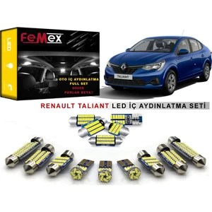 Renault Taliant LED Iç Aydınlatma Ampul Seti Femex Parlak Beyaz