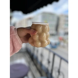 Pinterest Isıya Dayanıklı Boncuk & Üzüm Şekilli  Bardak Borosilikat Kahve ve Sunum Bardağı