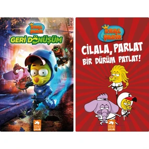 Kral Şakir Cilala, Parlat Bir Dürüm Patlat! (Ciltli) - Kral Şakir Geri Dönüşüm (Ciltli) 2 Kitap - Varol Yaşaroğlu