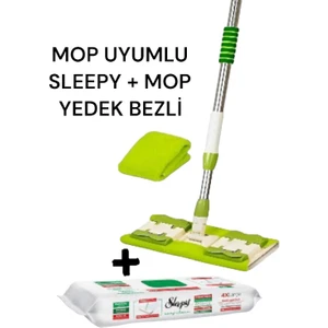 Yöresel Adam Mop Uyumlu Sleepy Yüzey Temizlik Havlusu+ Mop
