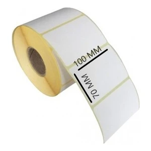 70X100 mm Barkod Termal Etiket 5 Rulo 2500 Sarım