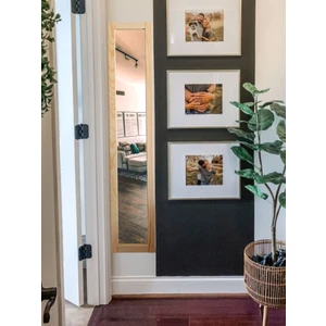 Dokeratif Ahşap Duvar Ayna 121 x 23