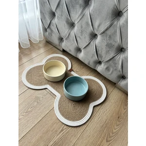 Evcil Hayvan Mama Paspası / Hasır Köpek Mama Altlığı