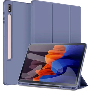Samsung Galaxy Tab S7 Fe Kalem Şarjına Uygun Kalemlikli Uyku Modlu Stromix Standlı Kapaklı Kılıf Sm- T730 T733 T736