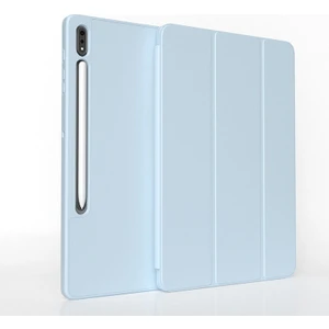 Samsung Galaxy Tab S7 Plus Kalem Şarjına Uygun Kalemlikli Stromix Smart Kılıf Sm- T970 T975 T976