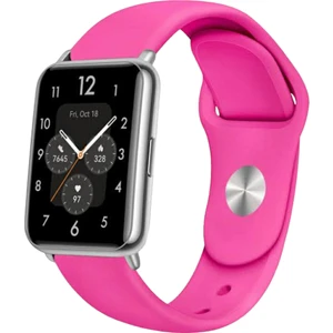 Huawei Watch Fit 2 Uyumlu Jel Silikon Kordon Pim Çevirici Aparatı ile Birlikte Turuncu