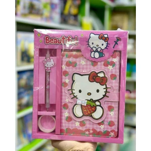 Hello Kitty Defter Kalem Bant Set 3