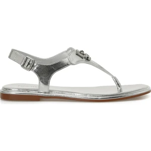 Nine West Wollo 4fx Gümüş Kadın Düz Sandalet