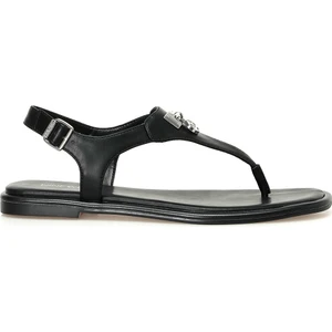 Nine West Wollo 4fx Siyah Kadın Düz Sandalet