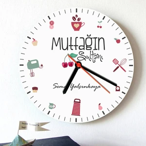 Mutfağın Sultanlarına Kadına Özel  Duvar Saati