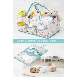 Baby Bebek Bakım Çantası Seti 2li Set