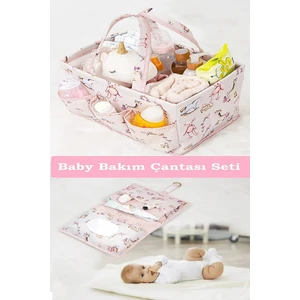 Baby Bebek Bakım Çantası Seti 2li Set