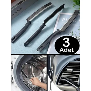 3 Adet Çok Amaçlı Ince Temizlik Fırçası Derz Arası Banyo Mutfak Lavabo Araç Detay Temizleme Fırçası