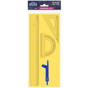 Pergelli Ekonomik Çizim Takımı 30 Cm Cetvelli  No:0811