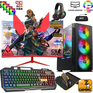 Stella X20 Ryzen 5 3600 32GB Ddr4 512GB Ssd+1tb HDD RX550 23.8" Oyuncu Masaüstü Bilgisayar