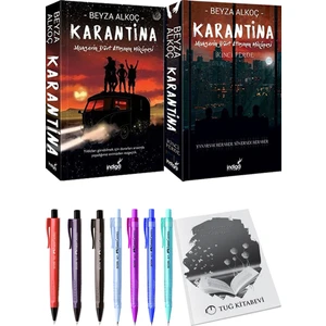 Karantina 1 - Karantina 2 - Beyza Alkoç + Kalem + Not Defteri