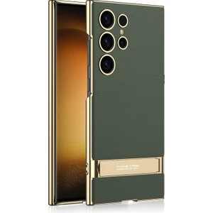 Samsung Galaxy S24 Ultra 5g Için Gkk Triumph Düz Pu Kılıf (Yurt Dışından)