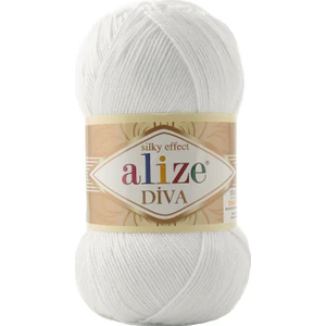 5 Adet Alize Diva 55 Beyaz