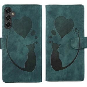 YKD Store Samsung Galaxy A25 5g Için Kalem Kalp Kedi Pu Kılıf (Yurt Dışından)