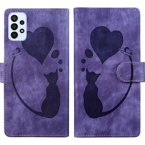 YKD Store Samsung Galaxy A33 5g Için Kalem Kalp Kedi Pu Kılıf (Yurt Dışından)