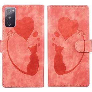 YKD Store Samsung Galaxy S20 Fe 5g Için Kalem Kalp Kedi Pu Kılıf (Yurt Dışından)