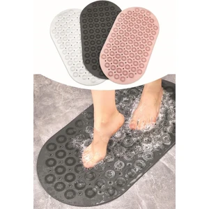 Main Shop Massage Bath Math Banyo & Duş Kaydırmazı Gri Renk Masajlı Model Banyo Paspas