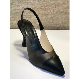 New Angel 897 Kadın Arkası Açık Şeffaf Detaylı Stiletto