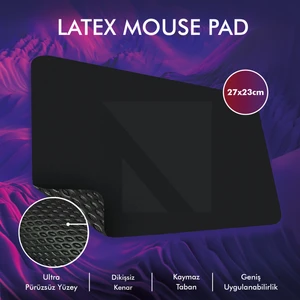 Active Team MP05 - 27x23 Siyah Pembe Gaming Mousepad | Kaymaz Taban, Oyuncu Gamepad,Ev,Ofis,Oyun