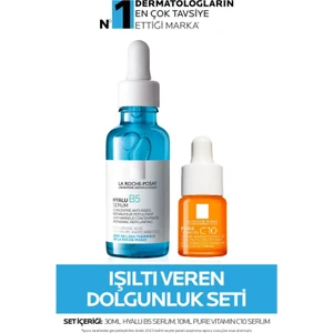 La Roche-Posay Işıltı Veren Dolgunluk Seti: Hyalu B5 Serum 30 Ml&c Vitamini Serum 10 ml