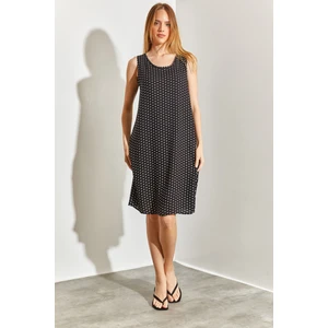 Çiçek Desenli Viskon Elbise