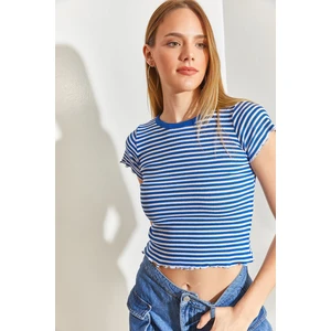 Çizgili Kaşkorse Bluz