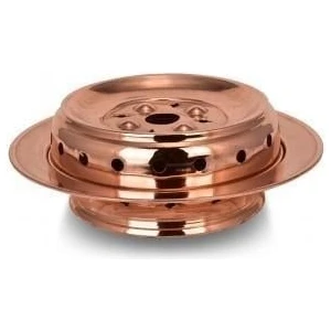 Turna Bakır Türkocağı Isıtıcı 25 cm Düz Kırmızı TURNA4202-1