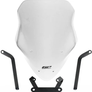 GP Kompozit Bajaj Pulsar NS 200 2011-2024 Uyumlu Uzun Tur Camı Şeffaf 59 cm
