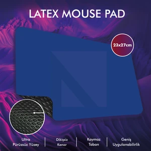 Active Team MP05 - 27x23 Mavi Pembe Gaming Mousepad | Kaymaz Taban, Oyuncu Gamepad,Ev,Ofis,Oyun