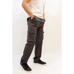 Erkek Gri Kargo Pantolon