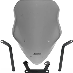 GP Kompozit Bajaj Pulsar NS 200 2011-2024 Uyumlu Uzun Tur Camı Füme 59 cm