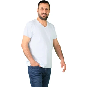 Erkek Süprem V Yaka Kısa Kol Tişört