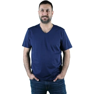 Erkek Koton V Yaka Kısa Kollu Tişört